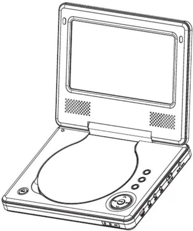 COBY TF-DVD7006 - Portable DVD/CD/MP3 Player - 1