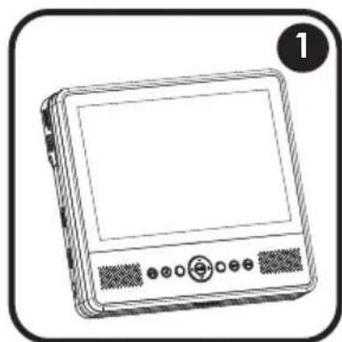 COBY TF-DVD7750 - PACKAGE CONTENTS - 1