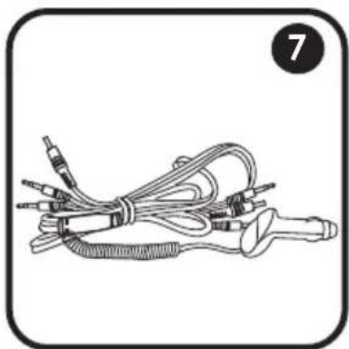 COBY TF-DVD7750 - PACKAGE CONTENTS - 7