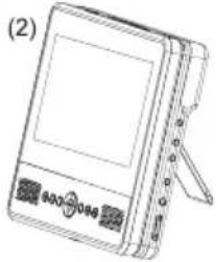 COBY TF-DVD7750 - Using the Retractable Kick Stand - 5