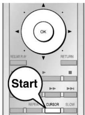 OK RESUME PLAY RETURN Start REPEAK CURSOR SLOW