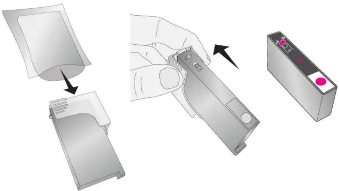 Diagram illustrating the step-by-step installation of a device's internal components, showing hand positioning and control panel.