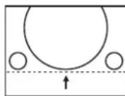 PANASONIC PT-VX400NTU - ■ For vertical (up and down) adjustment - 1