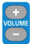 PANASONIC PT-VX400NTU - Controlling the volume of the speaker - 1
