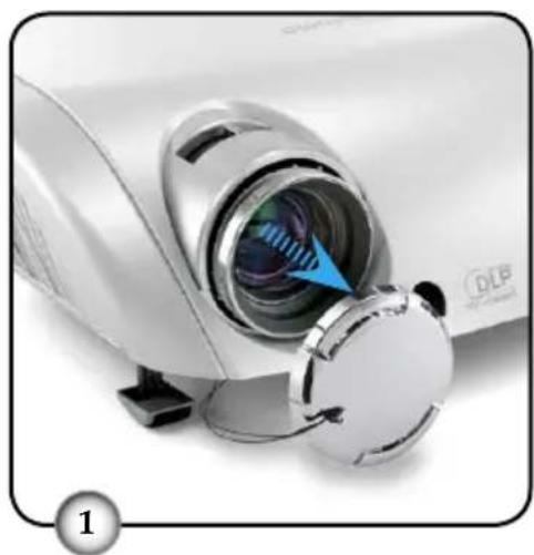 OPTOMA HD803 - Powering On the Projector - 2