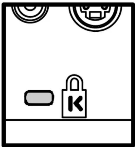 VIEWSONIC PJ452 - Using the Kensington Lock - 1
