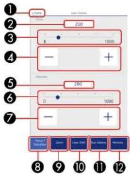 1 2 3 4 5 6 7 200 0 1000 - + 200 0 1000 - + Format / Diameter Zoom Lock Shift Reset Mode Memory 8 9 10 11 12