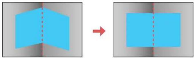 EPSON Pro L30000UNL - CorrectingImageShapewithCornerWall - 1