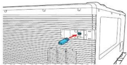 Technical diagram showing a mechanical or electrical component with labeled parts and directional arrows indicating movement or force.