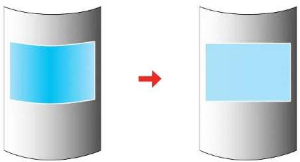 EPSON Pro L30000UNL - CorrectingImageShapewithCurvedSurface - 1