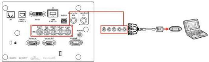 EPSON Pro L30000UNL - ConnectingtoaComputerfor5BNCVideo - 1