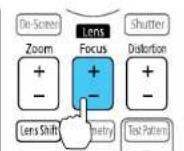 EPSON Pro L30000UNL - FocusingtheImageUsingtheFocusButtons - 2