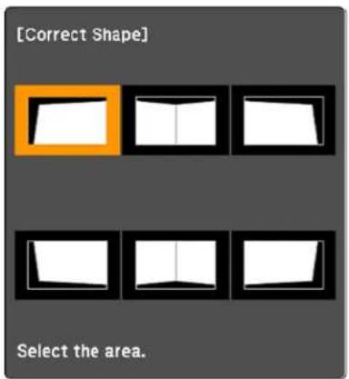 [Correct Shape] Select the area.