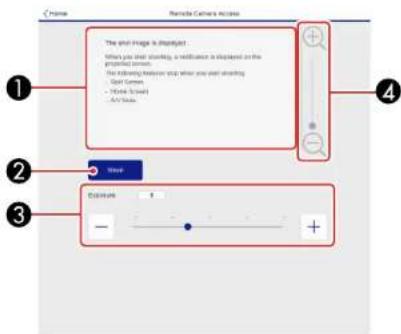 Theme Camera Access The your image is displayed When you start shooting, a verification is displayed as the projected person. The following features: what you start shooting: - User Camera - Home (main) - Air Mask Show Exposure +