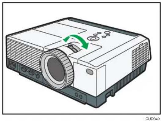 RICOH PJ X3340 - Enlarging the size of the projected image - 1