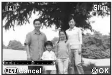 Slim MENU Cancel OK OK