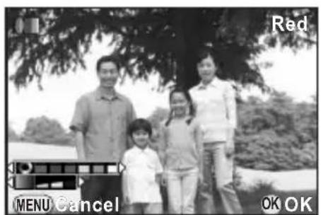 Red MENU Cancel OK OK