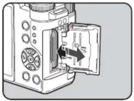 RICOH Q - Inserting/Removing an SD Memory Card - 4