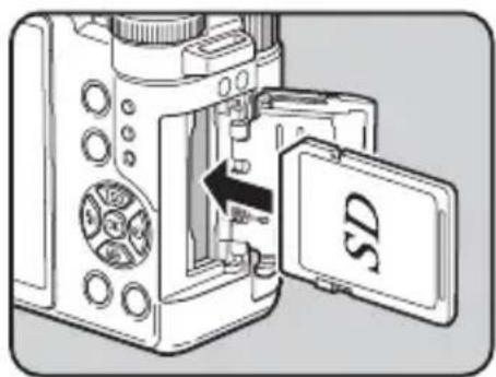 Diagram showing a device with a labeled component 'SD' and an arrow indicating direction or movement.