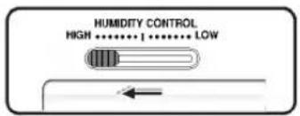 LG GC-A207CVBA - Control de humedad en el compartimento para verduras - 1