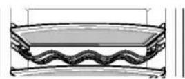 LG GC-A207CVBA - In case of separating the wine holder : - 1