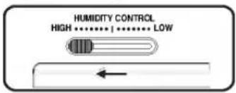 LG GC-A207CVBA - Humidity control in the vegetable compartment - 1