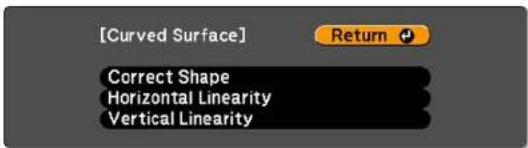 [Curved Surface] Correct Shape Horizontal Linearity Vertical Linearity