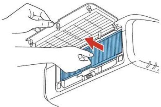 EPSON PowerLite Pro G6770WUNL - ReplacingtheAirFilter - 2