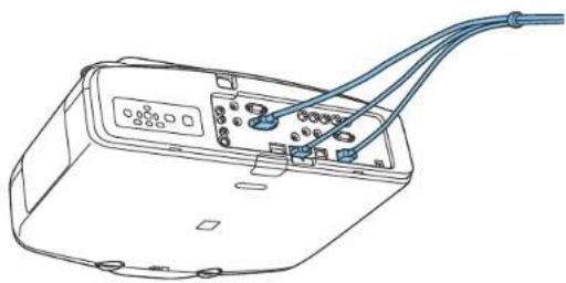 EPSON PowerLite Pro G6770WUNL - AttachingandRemovingtheCableCover - 1