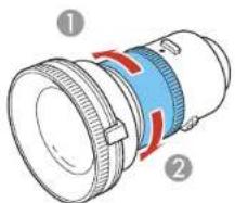 Diagram of a mechanical component with numbered parts and directional arrows indicating motion or flow.