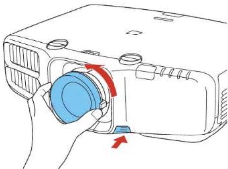 EPSON PowerLite Pro G6770WUNL - RemovingtheLensUnit - 2