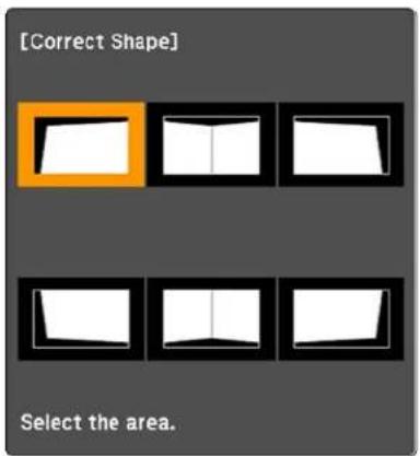 [Correct Shape] Select the area.