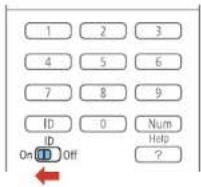 EPSON PowerLite Pro G6770WUNL - SettingtheRemoteControlID - 1