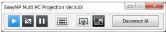 EasyMP Multi PC Projection Ver.XXX Disconnect All