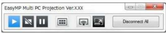 EasyMP Multi PC Projection Ver.XXX Disconnect All