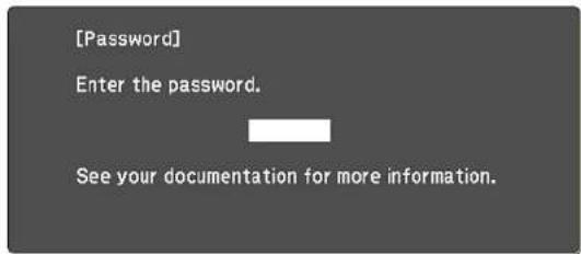 [Password] Enter the password. See your documentation for more information.