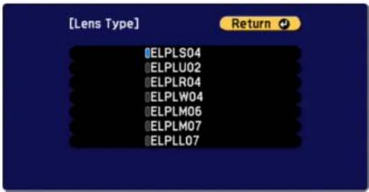 [Lens Type] ELPLS04 ELPLU02 ELPLR04 ELPLW04 ELPLM06 ELPLM07 ELPLL07 Return 🔒
