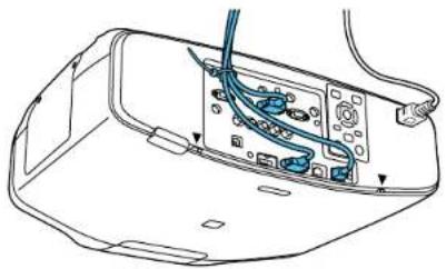 EPSON PowerLite Pro G7500U - AttachingandRemovingtheCableCover - 1