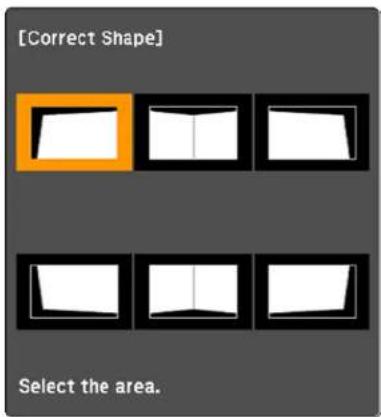[Correct Shape] Select the area.