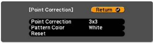 [Point Correction] Return Point Correction 3x3 Pattern Color White Reset