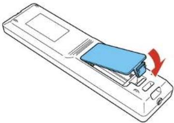 EPSON PowerLite Pro G7500U - Installing Batteries in the Remote Control - 3