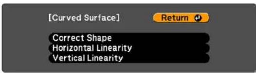 [Curved Surface] Correct Shape Horizontal Linearity Vertical Linearity