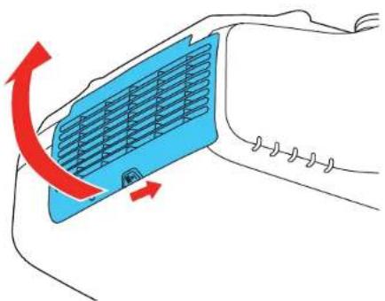 EPSON PowerLite Pro G7500U - ReplacingtheAirFilter - 1