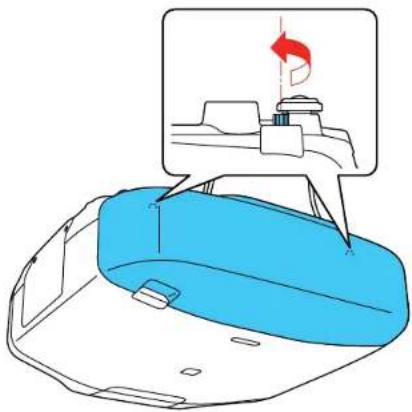 EPSON PowerLite Pro G7500U - AttachingandRemovingtheCableCover - 3