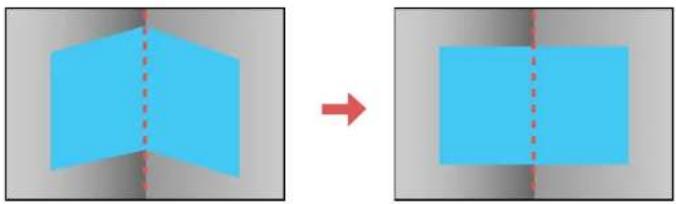 EPSON PowerLite Pro G7500U - CorrectingImageShapewithCornerWall - 1