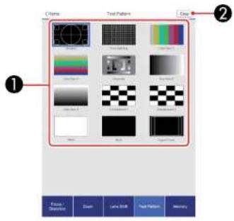 Chrome Text Pattern Color ① ② Power Selection Scan Lava Black Text Pattern Memory