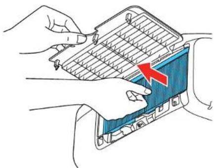 EPSON PowerLite Pro G7500U - ReplacingtheAirFilter - 2