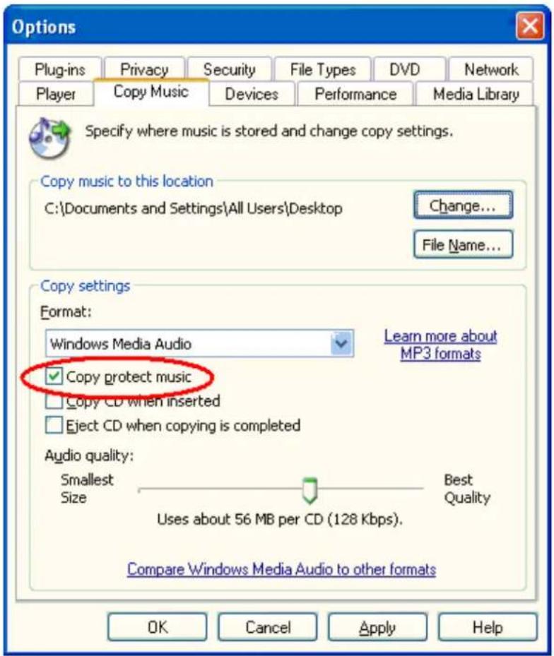 JVC XA-A50CL - Notes on making WMA files - 1