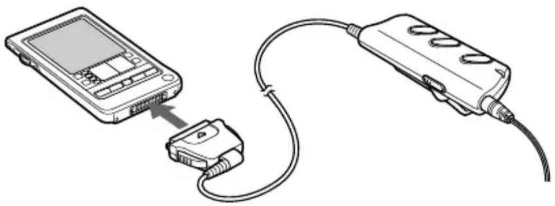 SONY Clié PEGA-SA10 - Connecting the Audio Adapter - 2