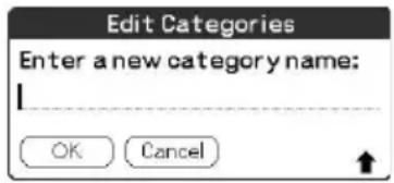 Edit Categories Enter a new category name: OK Cancel